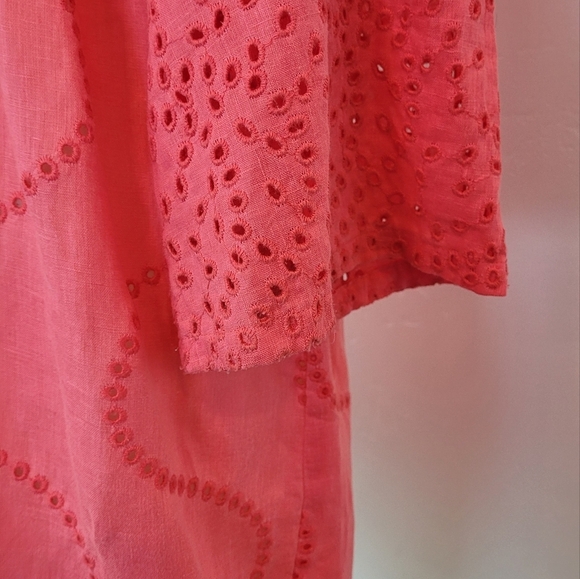 DVF Soleil swim linen coral cover up - Picture 2 of 8